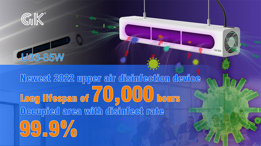U33 Wallpuri  UVC Upper Air Sterilizer Device