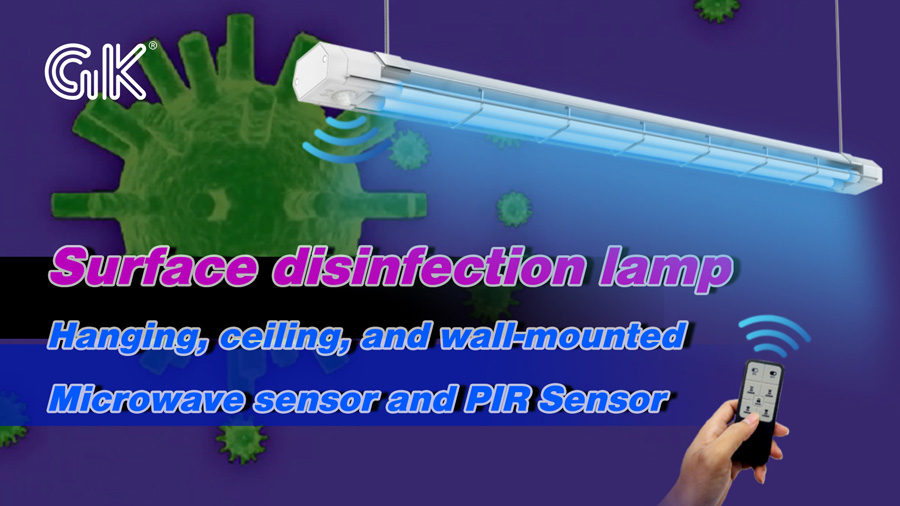 U12 254nm UVC quartz tube for surface disinfection