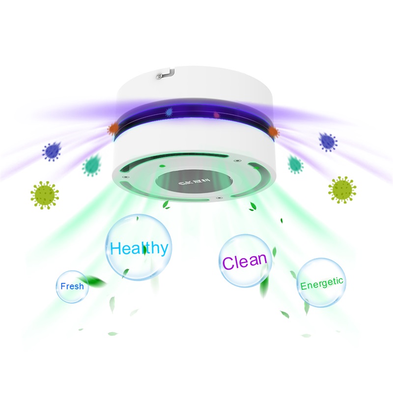 Upper air uvc disinfection
